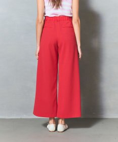 GRACE CONTINENTAL リネンタッチタックパンツ