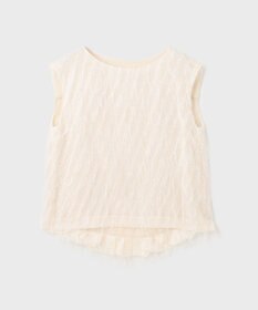 GRACE CONTINENTAL フリンジギャザートップ