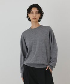 GRACE CONTINENTAL ウールスリットニットトップ