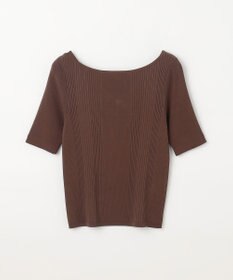 GRACE CONTINENTAL リブカシュクールニットトップ