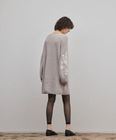 GRACE CONTINENTAL エンブロイダリーニットワンピース
