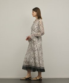 GRACE CONTINENTAL ドロストティアードフレアワンピース