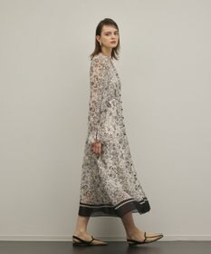 GRACE CONTINENTAL ドロストティアードフレアワンピース