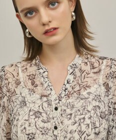 GRACE CONTINENTAL ドロストティアードフレアワンピース