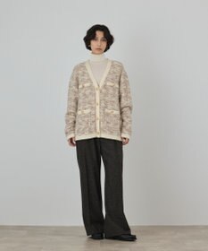 GRACE CONTINENTAL ツイーディーニットカーディガン