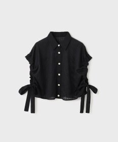 GRACE CONTINENTAL メッシュポンチョシャツ