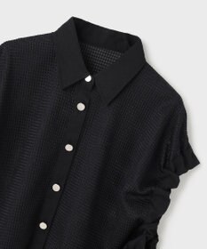 GRACE CONTINENTAL メッシュポンチョシャツ