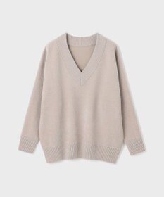 GRACE CONTINENTAL ラメVネックニットトップ