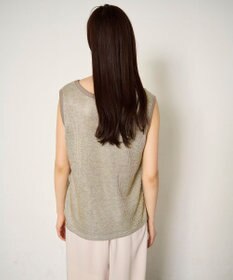 GRACE CONTINENTAL ラメカットトップ