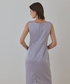 GRACE CONTINENTAL サテンクロスドレープワンピース