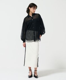 GRACE CONTINENTAL サイドラインジャージスカート