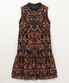 GRACE CONTINENTAL ラメオーナメントミニドレス