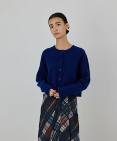 GRACE CONTINENTAL ラメショートニットカーディガン
