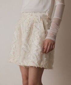 GRACE CONTINENTAL カットジャガードショートパンツ