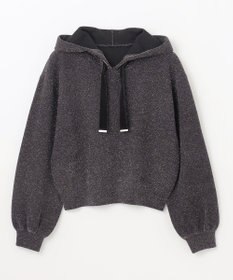 GRACE CONTINENTAL ラメニットパーカー