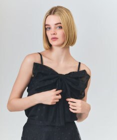 【グレースコンチネンタル】ドットボウタイキャミ ドットボウタイキャミ / GRACE CONTINENTAL | GRACE CONTINENTAL