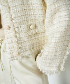 GRACE CONTINENTAL フリンジドルマンジャケット