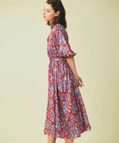 フラワープリントカフタンワンピース / GRACE CONTINENTAL