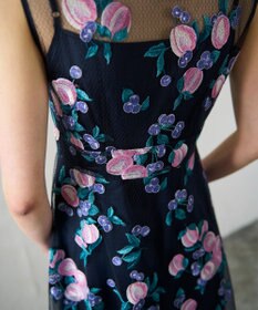 GRACE CONTINENTAL サマーフルーツ刺繍ワンピース