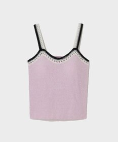 GRACE CONTINENTAL ツイーディーニットキャミ