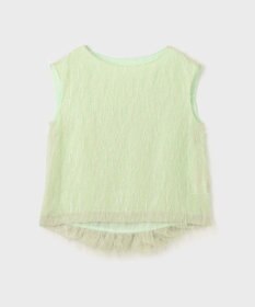 GRACE CONTINENTAL フリンジギャザートップ