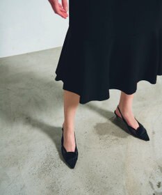 GRACE CONTINENTAL ダブルクロスドレス