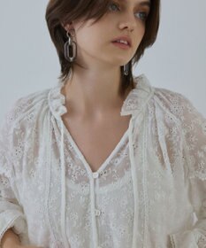 GRACE CONTINENTAL ヨウリュウembカフタンブラウス