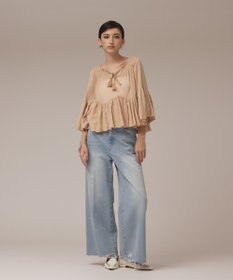 GRACE CONTINENTAL バルーンカフタントップ