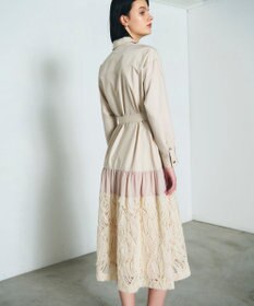 GRACE CONTINENTAL 刺繍ヘムシャツワンピース