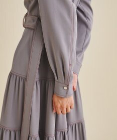 グレースコンチネンタルバイカラーステッチワンピース