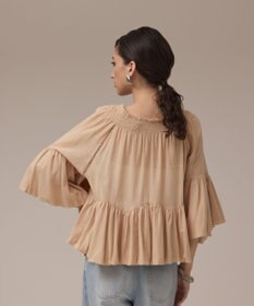 GRACE CONTINENTAL バルーンカフタントップ