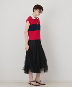GRACE CONTINENTAL ラガーポロニットトップ