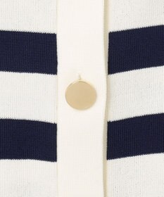 GRACE CONTINENTAL ニットボーダーカーディガン