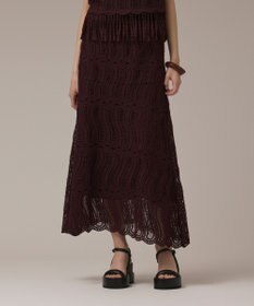 GRACE CONTINENTAL クロシェレーススカート