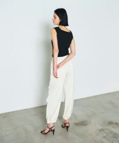 GRACE CONTINENTAL スクエアリブニットトップ