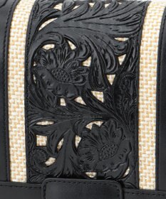 Cutwork グレースコンチネンタル　ショルダーバッグ カゴバッグ carving tribesから、かごバッグの中でも、抜け感のある小さめ