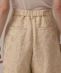 GRACE CONTINENTAL リーフジャガードショートパンツ