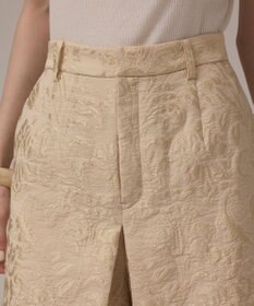 GRACE CONTINENTAL リーフジャガードショートパンツ