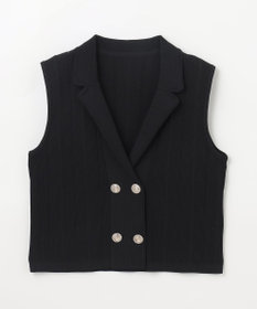 GRACE CONTINENTAL ダブルフロントニットジレ