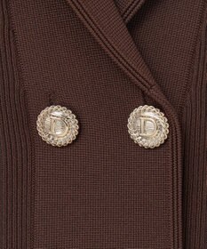 GRACE CONTINENTAL ダブルフロントニットジレ