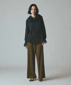 GRACE CONTINENTAL ウールジャージパンツ