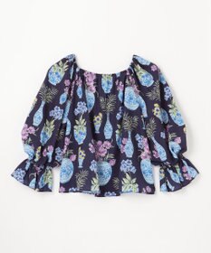 GRACE CONTINENTAL フラワーベースプリントトップ