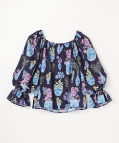 GRACE CONTINENTAL フラワーベースプリントトップ