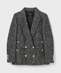 GRACE CONTINENTAL ラメループツイードジャケット