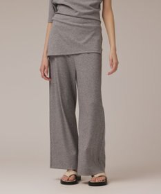 GRACE CONTINENTAL ラメリブジャージパンツ