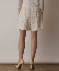 GRACE CONTINENTAL カットジャガードショートパンツ