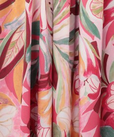 GRACE CONTINENTAL リーフプリントワンピース