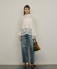 GRACE CONTINENTAL フラワーレースキャミソール