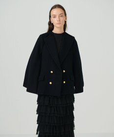 GRACE CONTINENTAL ウールケープジャケット