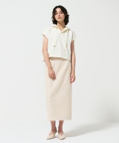 GRACE CONTINENTAL クロップトジャージトップ